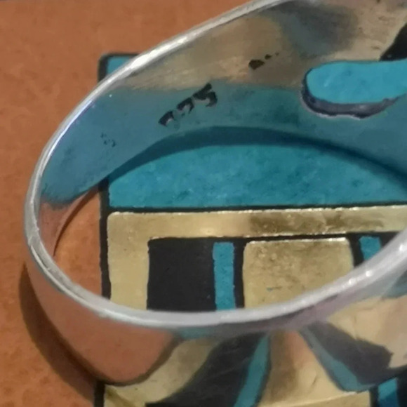 Om sterling ring - Picture 2 of 3